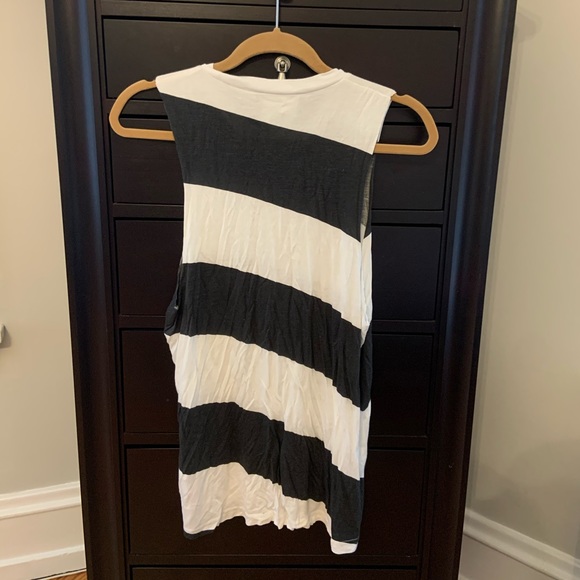 Urban Outfitters/Cheap Monday Diagonal Stripe Top - Picture 3 of 4